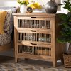 162-10558-RCW Rustic Oak 3-Drawer Accent Chest - Tammi