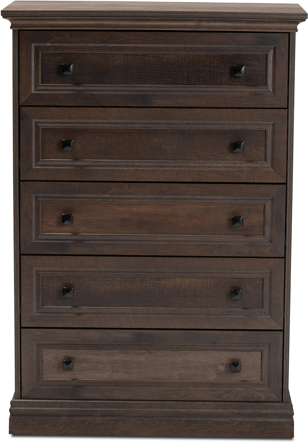 Traditional Dark Brown Chest of Drawers - Bradford-3