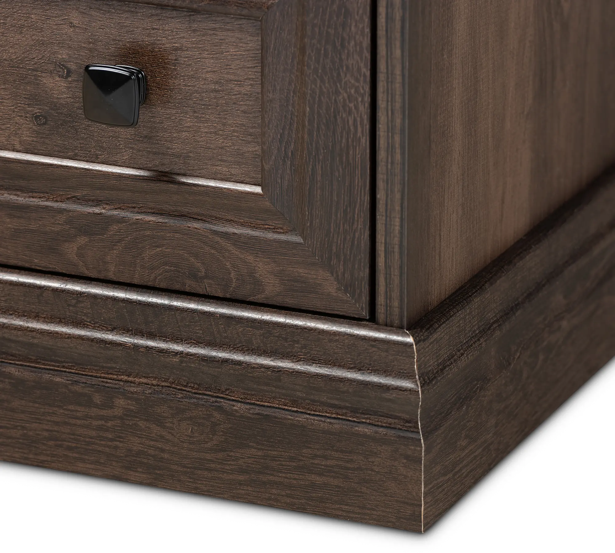 Traditional Dark Brown Chest of Drawers - Bradford-7