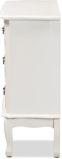French Country White 3-Drawer Dresser - Bess-6