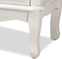 French Country White 3-Drawer Dresser - Bess-8