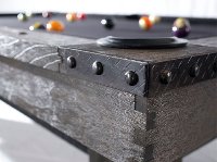 Barnwood Gray Elm Pool Table - Morse-2
