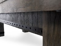 Barnwood Gray Elm Pool Table - Morse-3