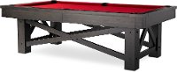Dark Gray and Red Pool Table - McCormick