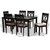 162-9399-10523-10519-RCW Contemporary 7 Piece Dining Room Set - Delano-6