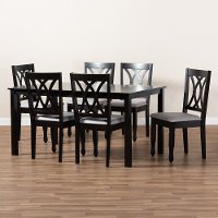 162-9404-10528-10519-RCW Contemporary Dark Brown 7 Piece Dining Room Set - Cody-2