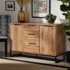 162-10295-RCW Candi Wood and Metal Dining Room Sideboard