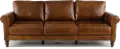 Dallas Brown Leather Sofa