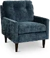 Trevin Indigo Blue Upholstered Accent Chair