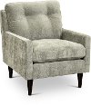 Modern Cement Gray Upholstered Accent Chair - Trevin
