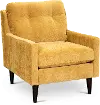Trevin Butterscotch Gold Accent Chair