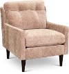 Modern Blush Pink Upholstered Accent Chair - Trevin