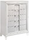Contemporary White Chest of Drawers - Posh