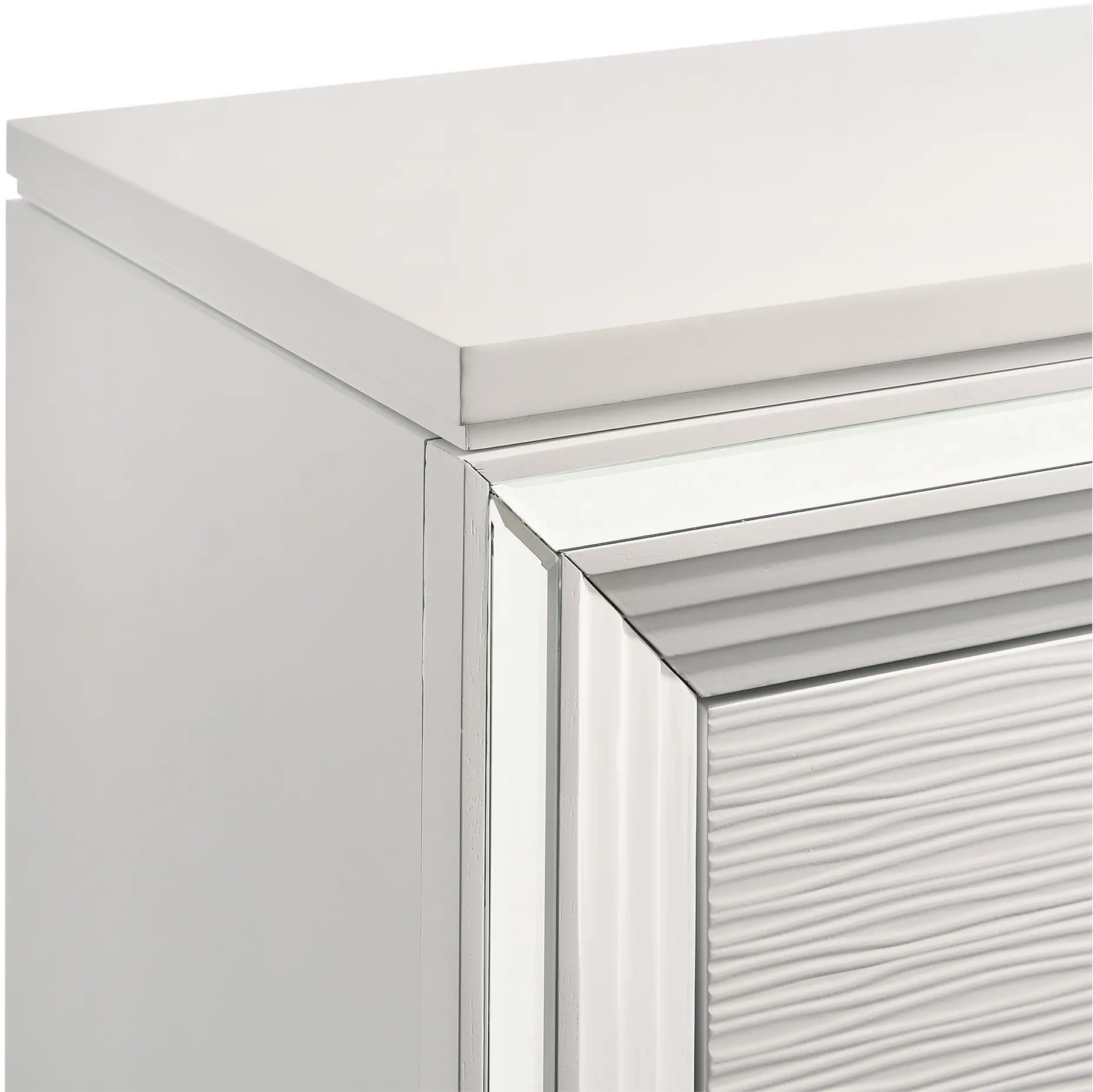 Posh White Chest of Drawers-7