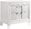 Contemporary White Nightstand - Posh