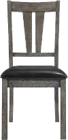 Nash Rustic Gray Upholstered Dining Room Chair