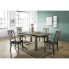 Nash Rustic Gray 5 Piece Dining Room Set