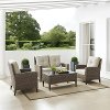 KO70213LB-OL Oatmeal 4 Piece Patio Set - Rockport