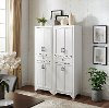 KF33005WH Tara Distressed White 2 Piece Pantry Set