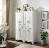 KF33005WH Tara Distressed White 2 Piece Pantry Set