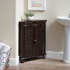 CF7021-ES Espresso Two Door Corner Cabinet - Lydia