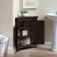 CF7021-ES Espresso Two Door Corner Cabinet - Lydia-2
