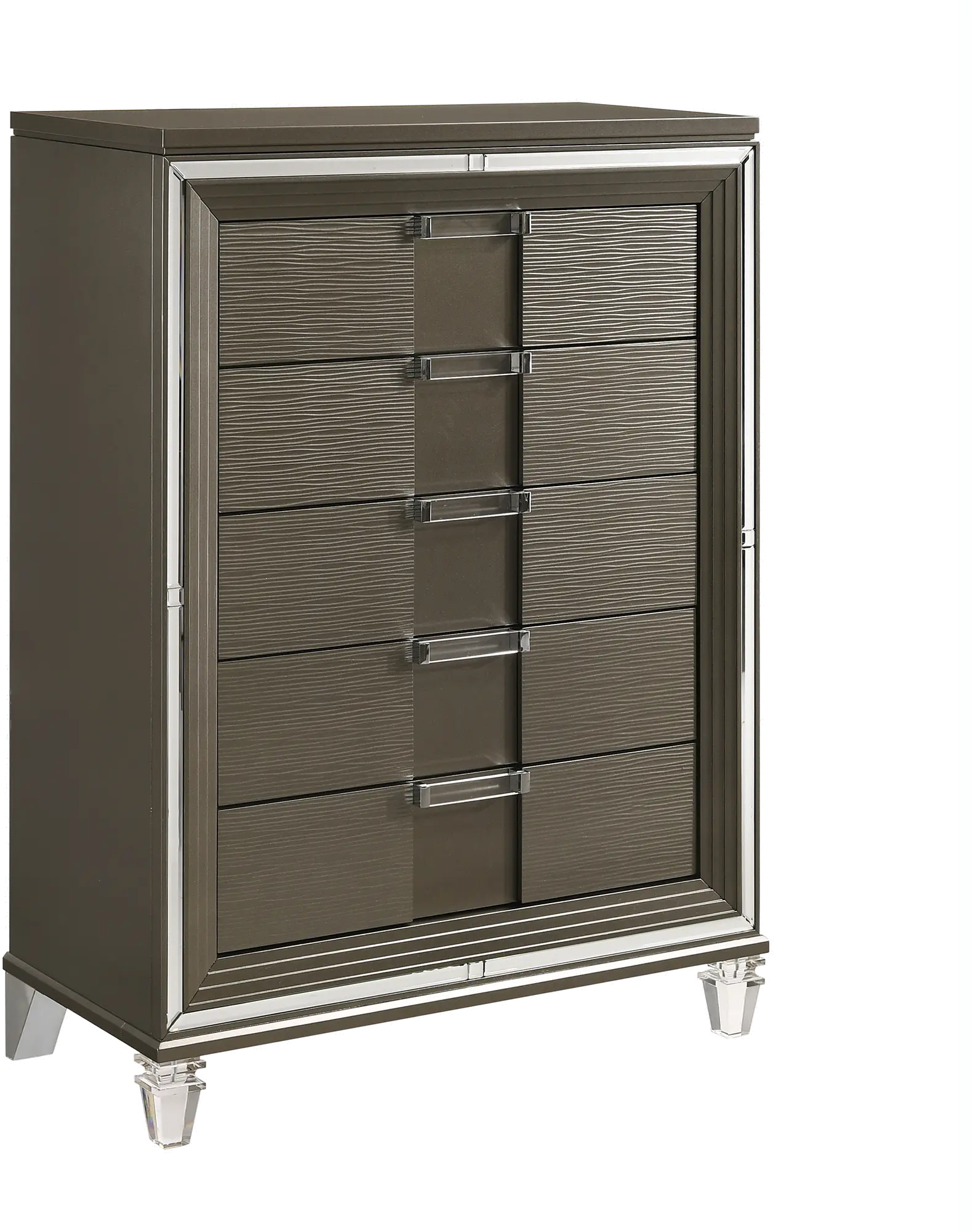 Posh Copper Chest of Drawers-1