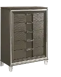 Posh Copper Chest of Drawers