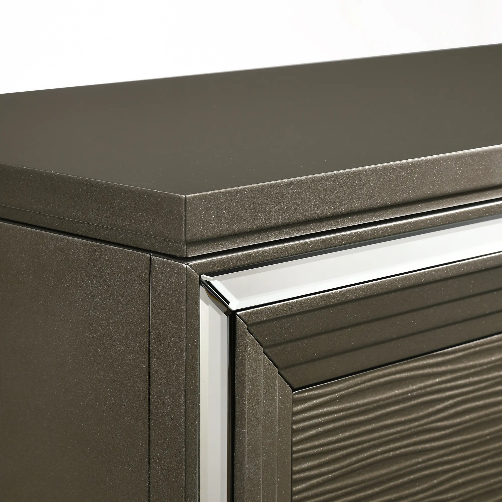 Posh Copper Chest of Drawers-5
