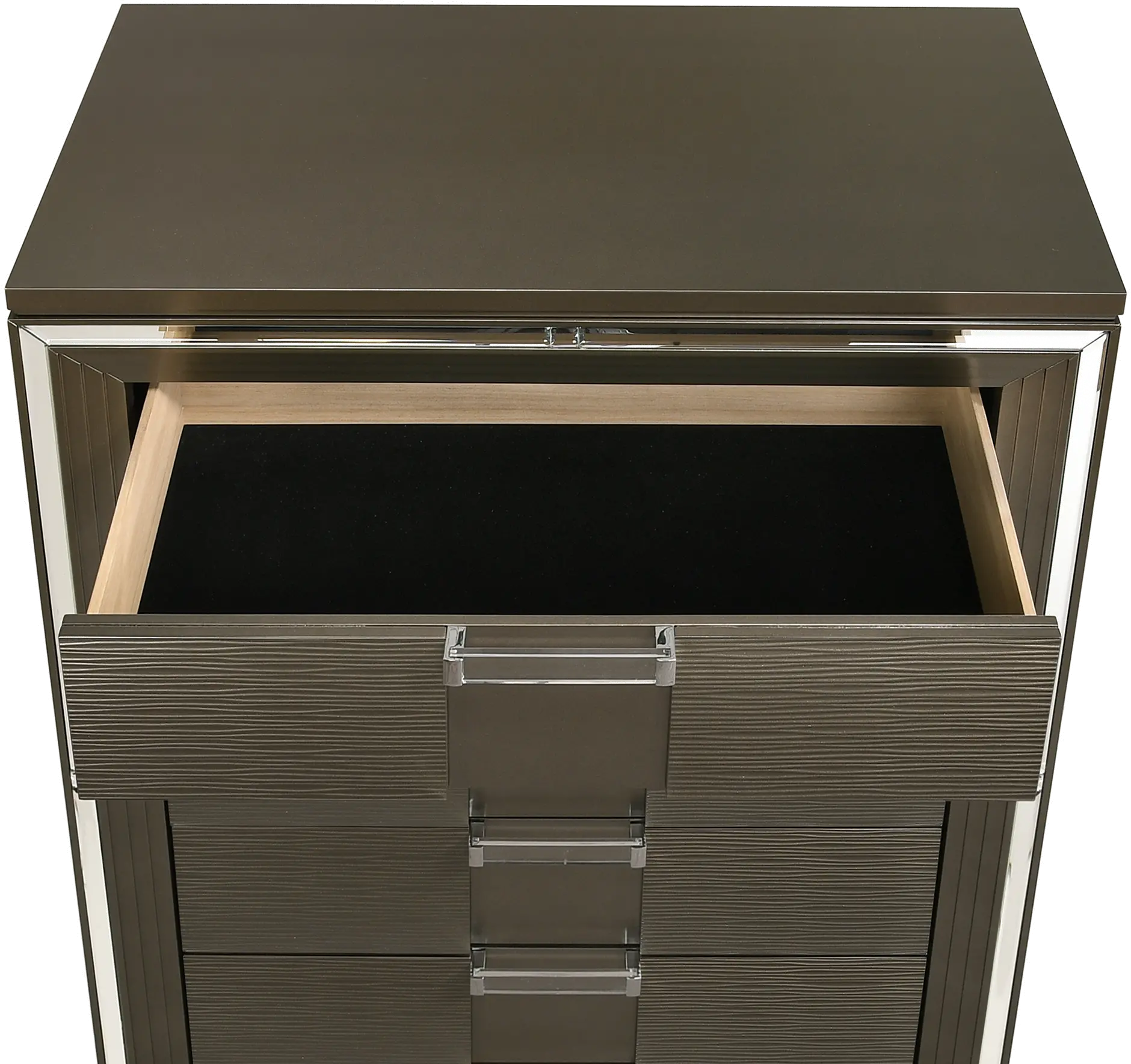 Posh Copper Chest of Drawers-8