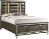 Contemporary Copper Queen Storage Bed - Posh