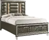 Posh Copper Queen Storage Bed