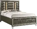 Posh Copper Queen Storage Bed