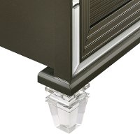 Contemporary Copper King Storage Bed - Posh-6