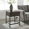 CF1314-BR Industrial Brown and Black End Table - Jacobsen