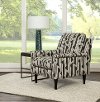 Mid Century Gray and Cream Accent Chair - Dacey