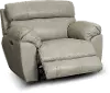 64070-7 Costa Putty Beige Leather Lay-Flat Power Recliner