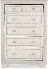 Camila Pearl White Chest of Drawers