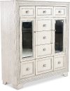 Traditional Pearl White Large Chest - Camila