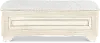 Traditional Pearl White Storage Bed Bench - Camila