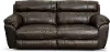 64071 Costa Brown Leather Lay-Flat Power Reclining Sofa