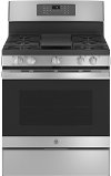 JGB735SPSS GE 30 Inch Gas Range with Convection and Air Fry - 5 cu. ft. Stainless Steel
