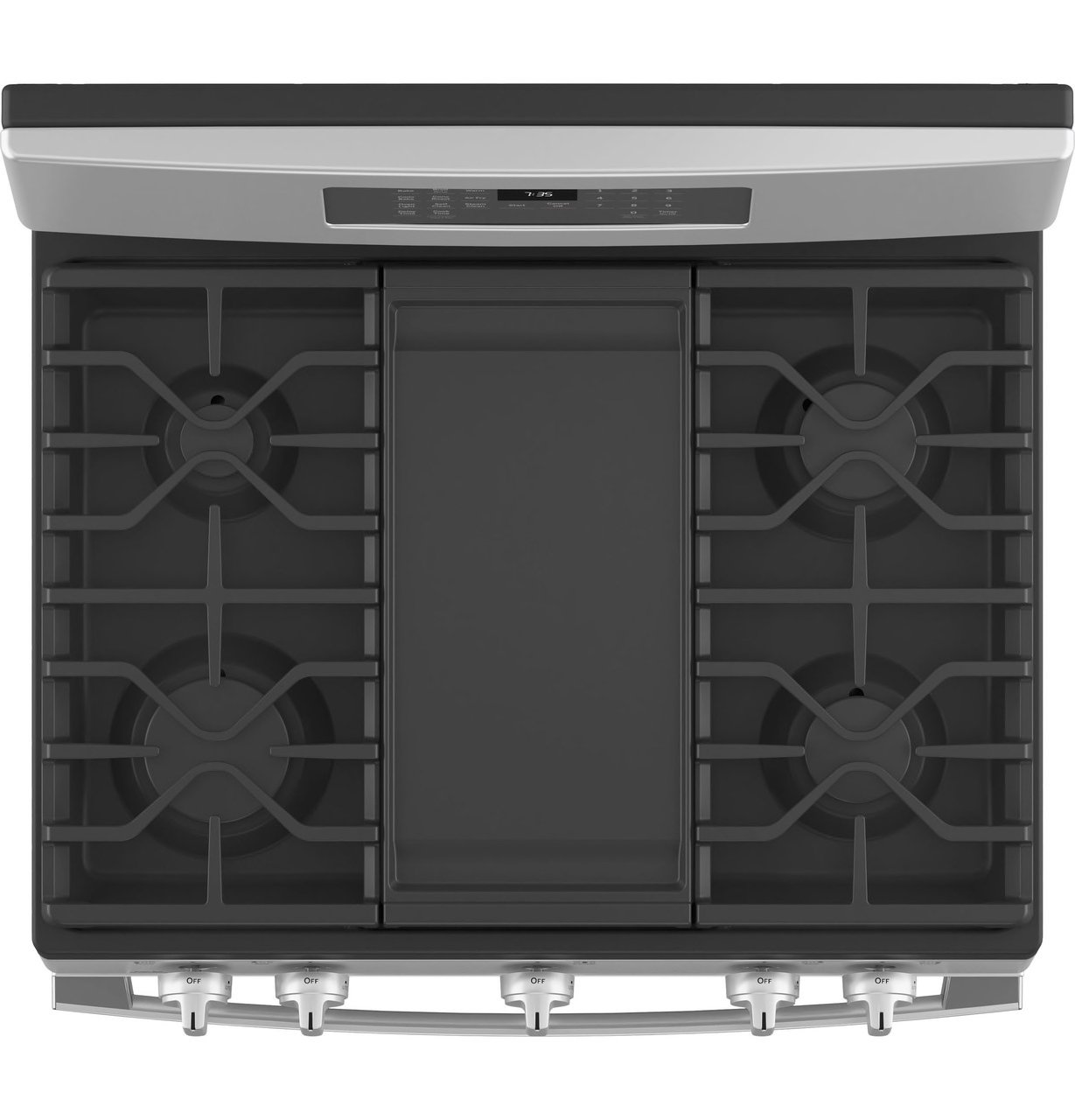 JGB735SPSS GE 30 Inch Gas Range with Convection and Air Fry - 5 cu. ft. Stainless Steel-4