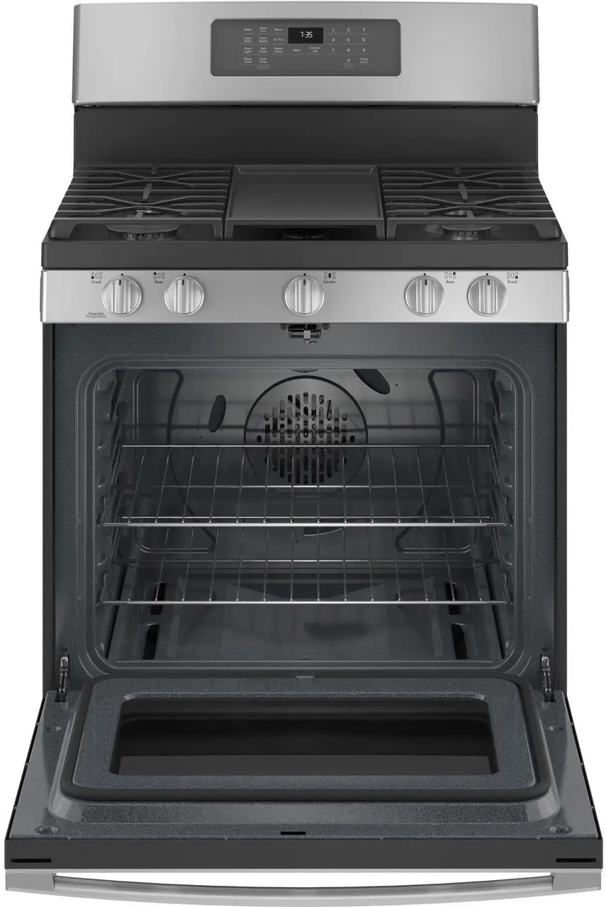 JGB735SPSS GE 30 Inch Gas Range with Convection and Air Fry - 5 cu. ft. Stainless Steel-5