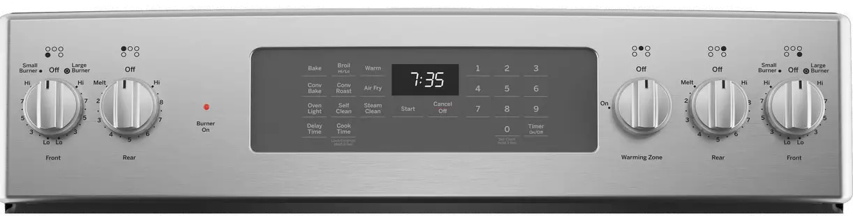 JB735SPSS GE 30 Inch Electric Range with Convection and Air Fry - 5.3 cu. ft. Stainless Steel-3