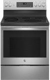 PB935YPFS GE Profile Smart Electric Range with Convection Oven and Air Fry - 30 Inch, 5.3 cu. ft. Fingerprint Resistant Stainless Steel