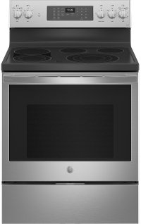 PB935YPFS GE Profile Smart Electric Range with Convection Oven and Air Fry - 30 Inch, 5.3 cu. ft. Fingerprint Resistant Stainless Steel