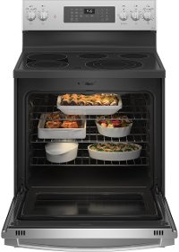 PB935YPFS GE Profile Smart Electric Range with Convection Oven and Air Fry - 30 Inch, 5.3 cu. ft. Fingerprint Resistant Stainless Steel-2