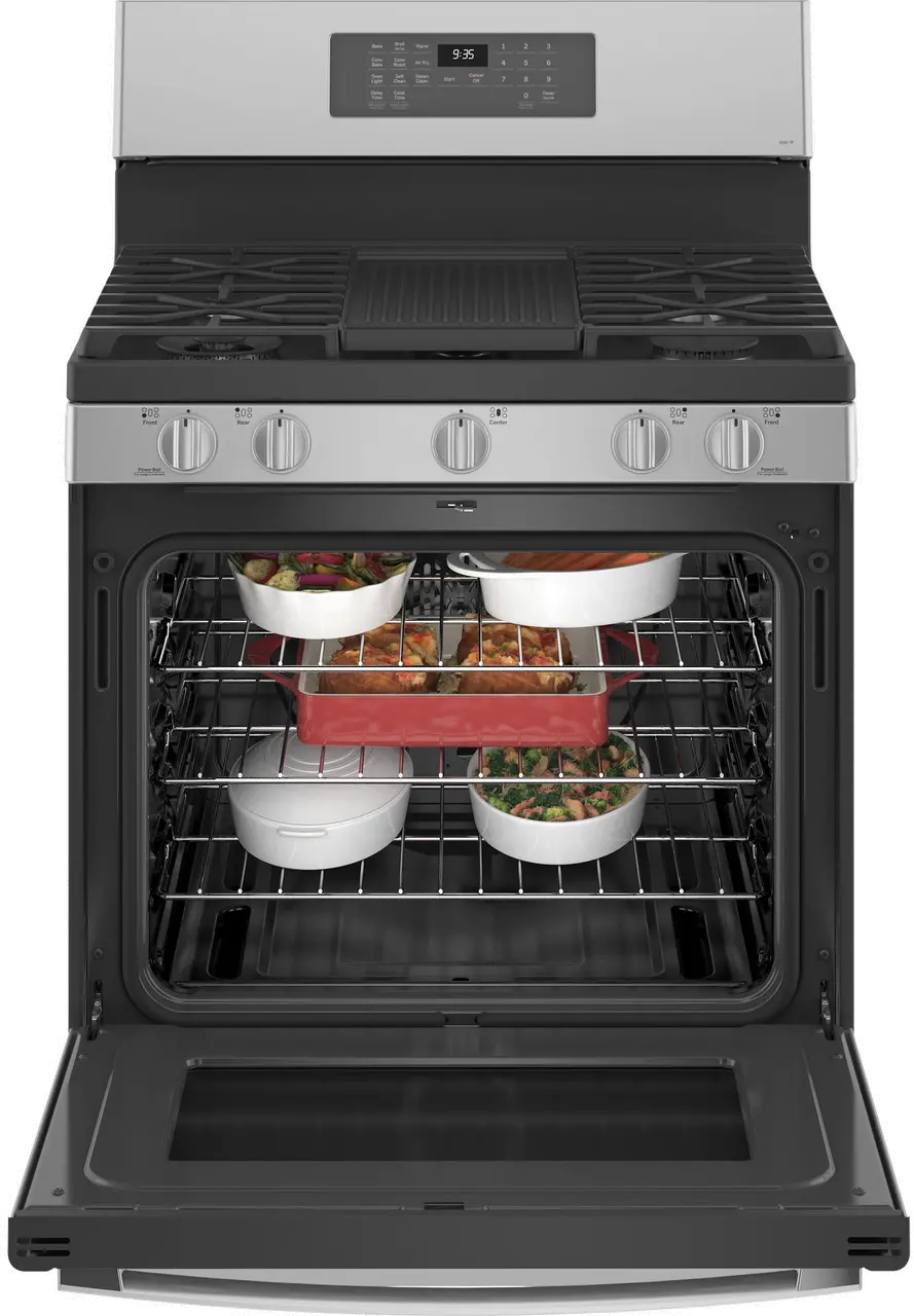 PGB935YPFS GE Profile 30 Inch Smart Gas Range with Convection - 5.3 cu. ft. Fingerprint Resistant Stainless Steel-2