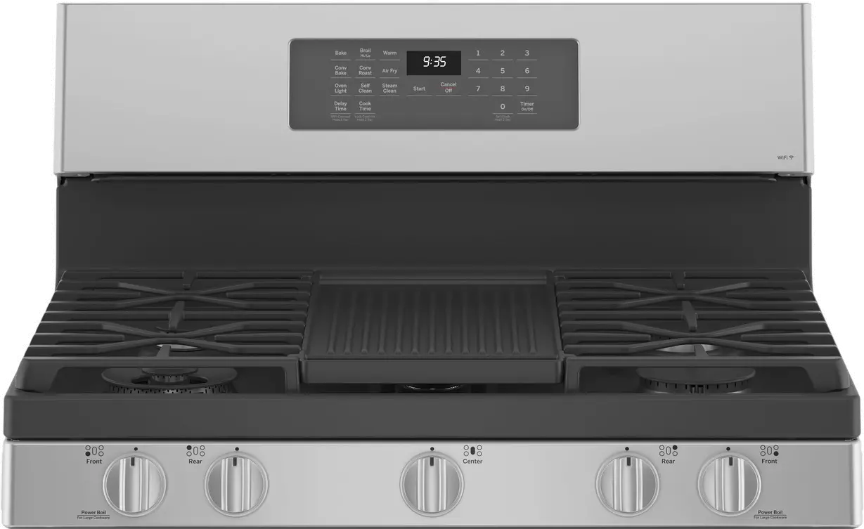 PGB935YPFS GE Profile 30 Inch Smart Gas Range with Convection - 5.3 cu. ft. Fingerprint Resistant Stainless Steel-3